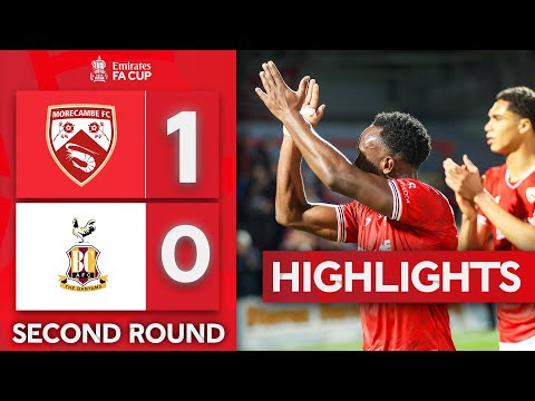 Temps forts du match Morecambe - Bradford City