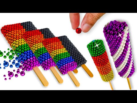 Making Ice Cream from Magnet Balls ❤️ Relaxing Magnetic Balls Shorts Videos Compilation | My Magnet