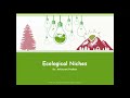 Niche Concepts in Ecology