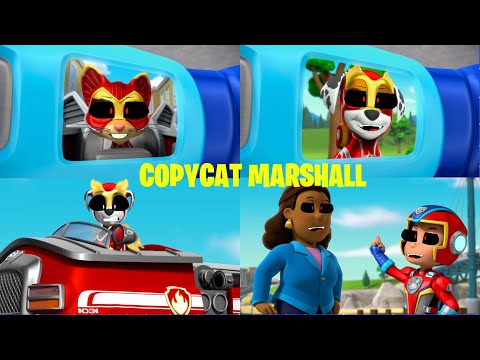 PAW Patrol Copycat Marshall - Monster How Should I Feel - Mighty Pups Animation