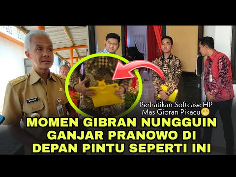 Momen Gibran Rakabuming Dicuekin Ganjar Pranowo
