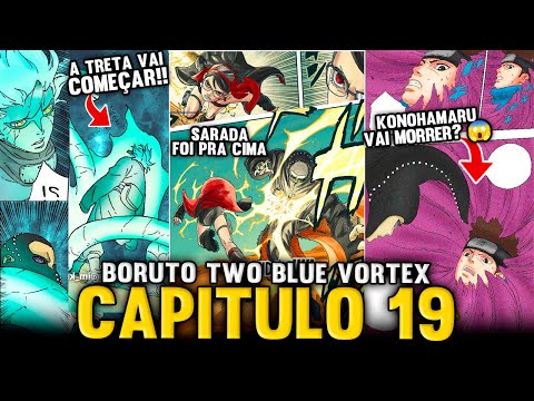 BOMBA! TIME 7 ESTA EM APUROS E KONOHAMARU PRESTES A MORRER EM BORUTO TWO BLUE VORTEX - CAP 19