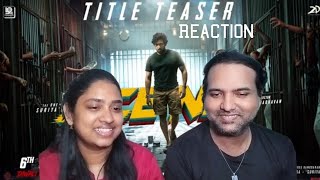 Scene Title Teaser Reaction | Suriya, Nazriya Nasim | Naslen | Sushin Shyam | Jithu | Tamil Couple