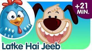 Latke Hai Jeeb -लटके है जीब | Hindi Nursery Rhymes | Lottie Dottie Murgi