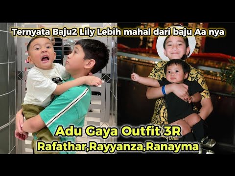 Adu Gaya 3R,Rafathar,Rayyanza, Ranayma(lily) . Siapa yg paling kece?