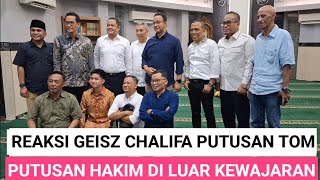 GEISZ : TOM LEMBONG BUKAN MELANGGAR HUKUM, TAPI TARGET KARENA DUKUNG ANIES