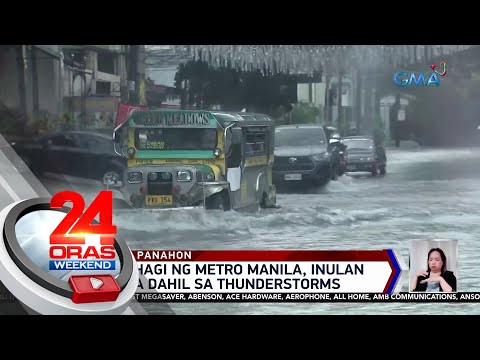 Ilang Bahagi Ng Metro Manila Inulan At Binaha Dahil Sa Thunderstorms