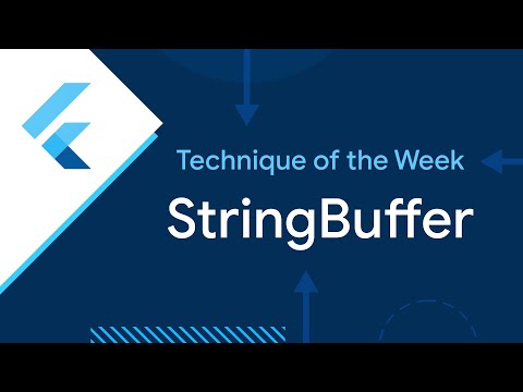 StringBuffer (Technique of the Week)