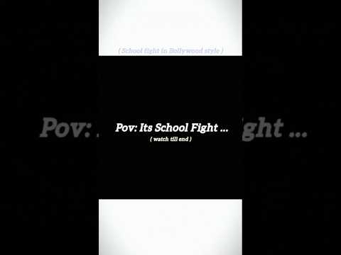Pov: Its School fight in Bollywood Style || Akshay Kumar, Ajay Devgn, Ranbir Singh, Suniel Shetty