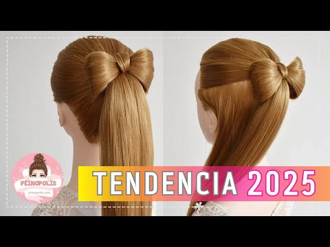 PEINADOS FACILES con TRENZAS LAZO para NIÑAS