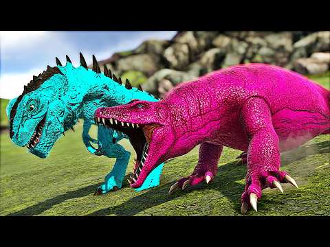 A História Da Megalania e o Godzilla! ARK DINOSSAUROS 100 DIAS