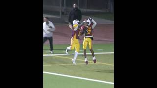 Jordan Crisp throws his final TD pass for the Tulare Union Tribe 🏈 WR Frankee Allen #espn #sports