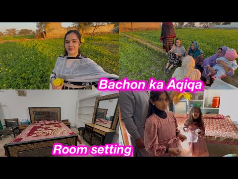 Mera room set hogya | Bachon ka aqiqa hogya | Sitara yaseen vlog