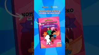 Livros do 3 Palavrinhas com o nome e a carinha do seu filho!