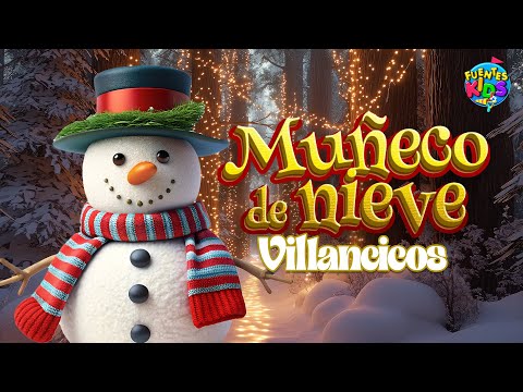 Muñeco de Nieve [Villancico] - Fuentes Kids [Video Lyric] - (Canción de Navidad) 🎄🎶