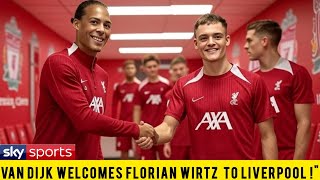 Florian Wirtz to Liverpool CONFIRMED!! Van Dijk’s Reaction Sparks Fan Excitement!