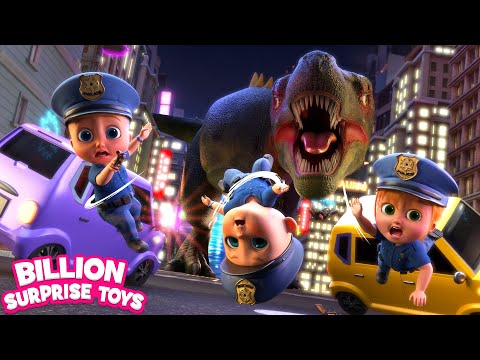 Caos en la ciudad: Thieves vs Dino vs Police!