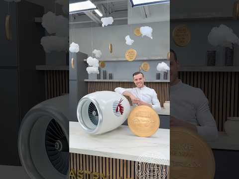 Chocolate turbine! ✈️ and it actually spins!! #amauryguichon #chocolate #airplane ￼