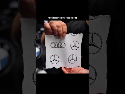 Bro roasted mercedes ☠️🔥#mercedes #bmw #shorts