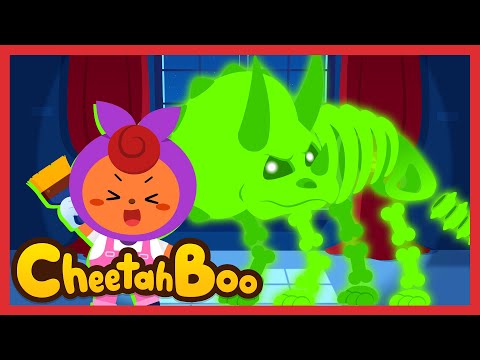 Let's Color Dinosaur Fossils🎨 | Best Dinosaur Song | Nursery Rhymes | Kids Song #Cheetahboo