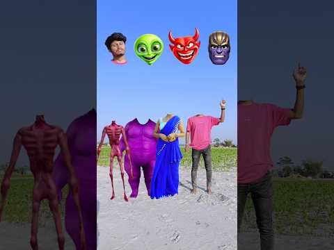 green fatty dog_ red dancing siren_ blue sarees bhabhi _ me -   head matching funny video 😀