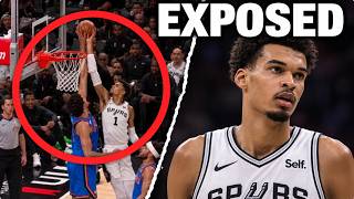 VICTOR WEMBANYAMA got exposed on opening night