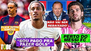 LYON NÃO VAI + SER REBAIXADO l R. DE PAUL INDO PRO INTER MIAMI l HANSI FLICK PEDE XAVI SIMONS l  E +