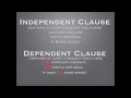 Independent and Dependent Clauses Explained