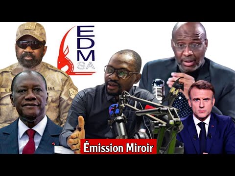 Abdoul Niang le journaliste présente l'Emission Miroir du Samedi 21/12/2024.