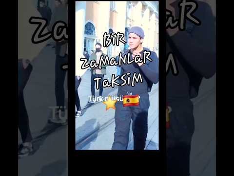🇪🇸 BiR ZaMaNLaR TaKSiM ⭐ #taksim #meydan #españa #röportaj #yeni #video #izle #komik sarı mikrofon