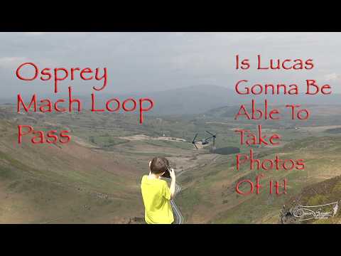 Osprey Flying Low Through the Mach Loop — That Sound Is Unreal!