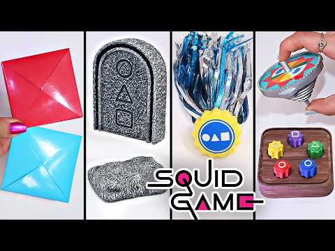 🔥 Build Your OWN Squid Game Mini Games at Home! DIY Real Life Squid Game 2 AtomStack P1 Dual