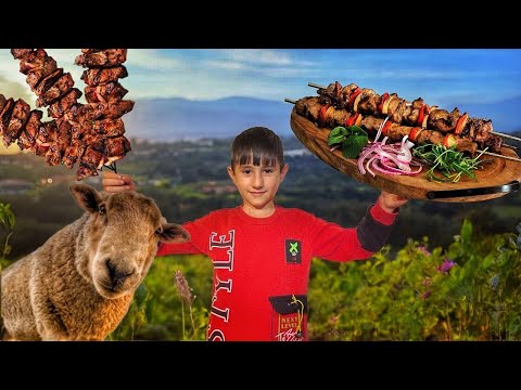 Village Life | Lamb Kebab on the Grill: The True Taste of the Countryside!