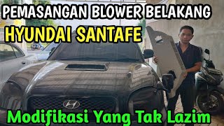 Modif.Membuat AC mobil supaya bisa dingin sampai bangku belakang.Cara pasang dobel blower AC mobi