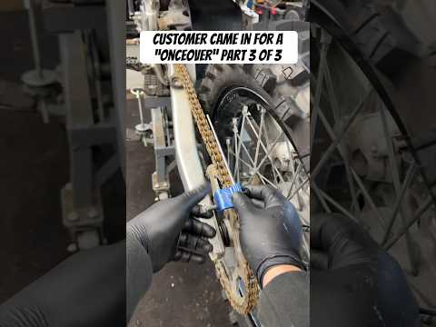 2 thread repairs, oil change, tire change, and a hardware check. Bike is set and ready to go!