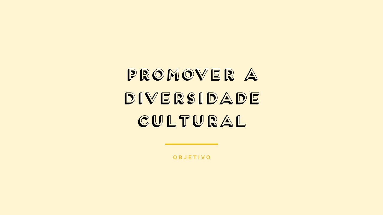 Promover a diversidade cultural - Prévisualização do vídeo