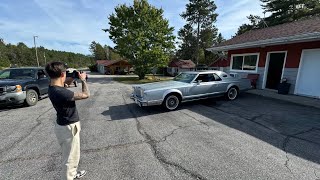 Road trip across Canada in a classic car. “Passing through Vermilion Bay Ontario”