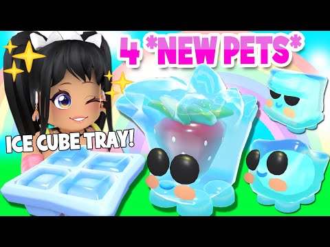 4 NEW PETS! ICE CUBES & TROLLS in Adopt Me! (roblox)