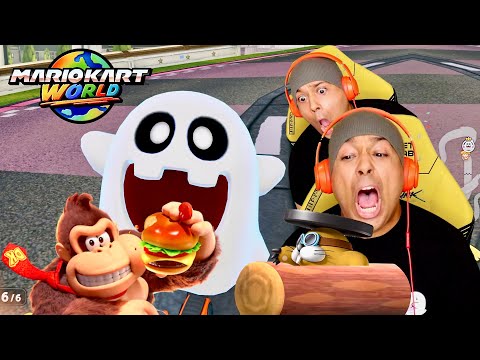 ALL CHARACTERS UNLOCKED!! MIRROR MODE UNLOCKED!! POWER GOES OUT WHILE RECORDING!! [MARIO KART WORLD]