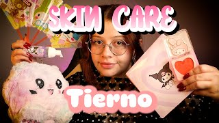 Asmr // Te hago el SKIN CARE y MAQUILLAJE TIERNO 🩷para DORMIR😴