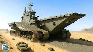 GIANT Land Aircraft Carrier: US Secret Weapon that SHOCKED China!