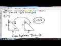 Exploring Special Right Triangles in Geometry