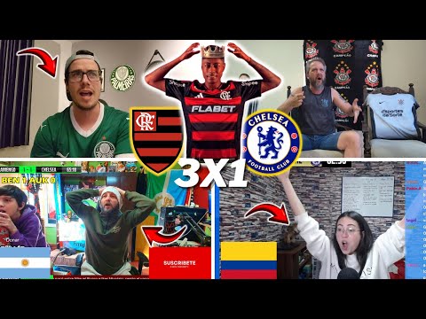 REAÇÕES DOS SULAMERICANOS E RIVAIS FELIZES COM A VITÓRIA DO MENGÃO- FLAMENGO 3X1 CHELSEA- MUNDIAL
