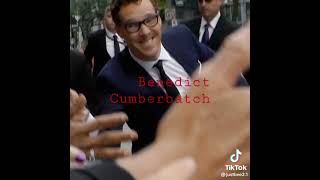 Benedict Cumberbatch. Trying not to get caught