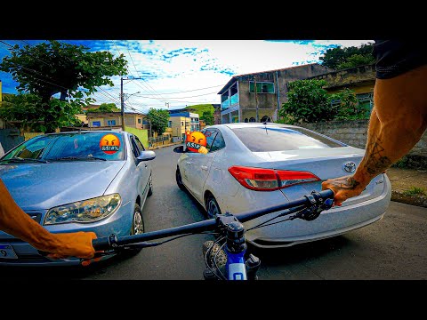 MOTORISTA FECHOU A RUA ! - BIKE VLOG