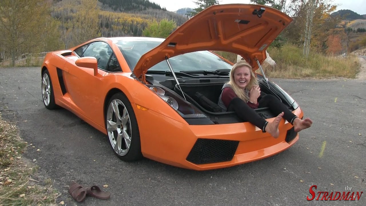 Can Lucy fit in the trunk of my Lamborghini Gallardo? And Wendy's Drive-Thru run