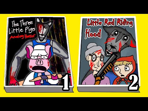 Little Red Riding Hood TERRIFYING STORY EXPLAINED (Analog Horror) DIY Game Book