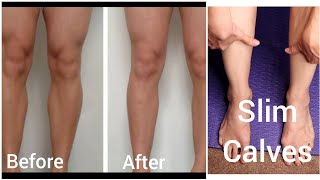 How To Slim Down Your Calves, Big Calves to Small Calves Exercise and Massage