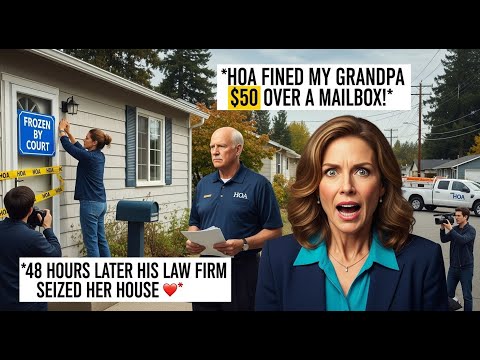 HOA Fined My Grandpa $50 Over a Mailbox — 48 Hours Later, His Law Firm Seized Her House