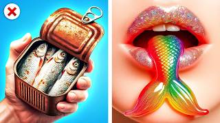 🐙Desafios Loucos de Sereias que Você NÃO Vai Acreditar! (Rica vs Pobre)💥 por Kaboom Zoom!